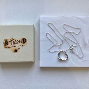 Sterling Silver Heart Necklace